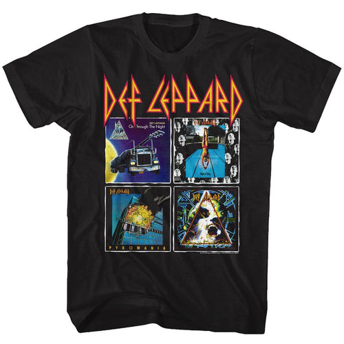 Def Leppard 80's Albums T-Shirt