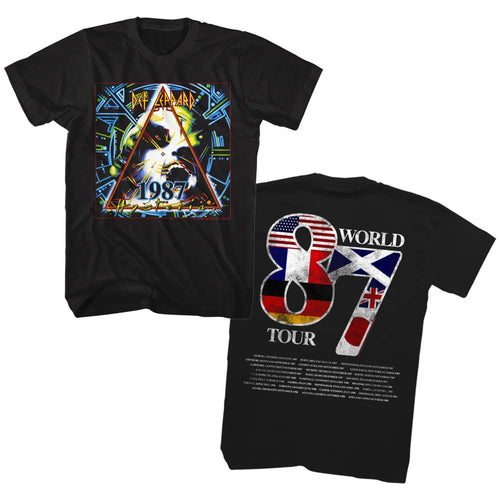 Def Leppard Special Order Def World Tour Adult S/S T-Shirt