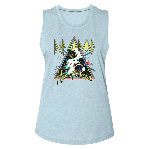 Def Leppard Special Order Hysteria Triangle Ladies Muscle Tank