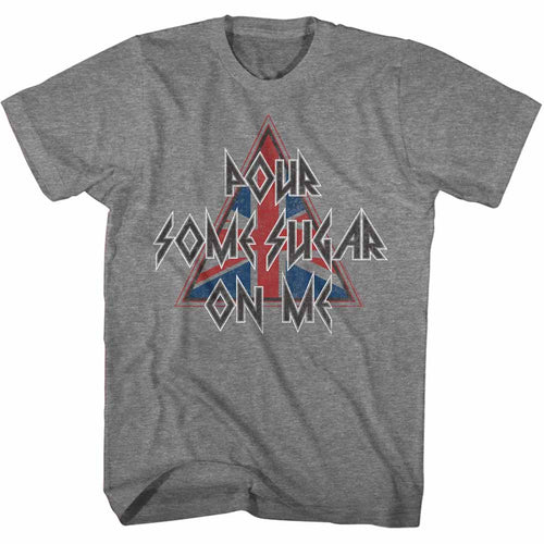 Def Leppard Special Order Pour Some Triangle Adult S/S T-Shirt