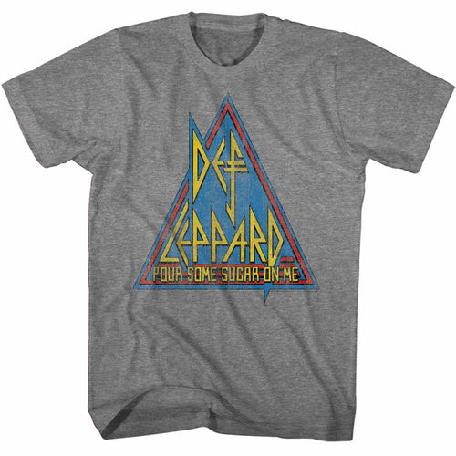Def Leppard Special Order Primary Triangle Adult S/S T-Shirt