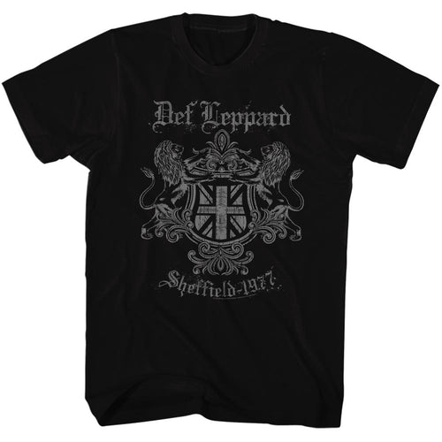Def Leppard Sheffield77 Adult Short-Sleeve T-Shirt