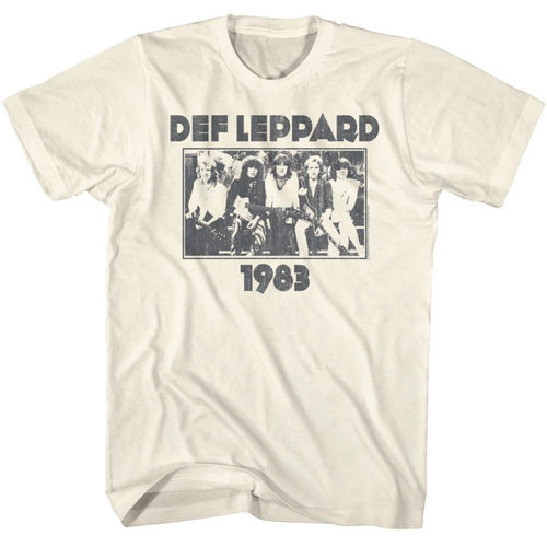 Def Leppard Monochrome 1983 Adult Short-Sleeve T-Shirt