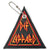 Def Leppard Tri-Logo Keychain
