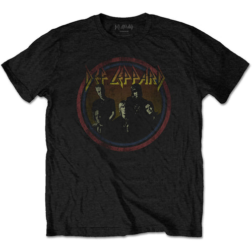 Def Leppard Vintage Circle Unisex T-Shirt