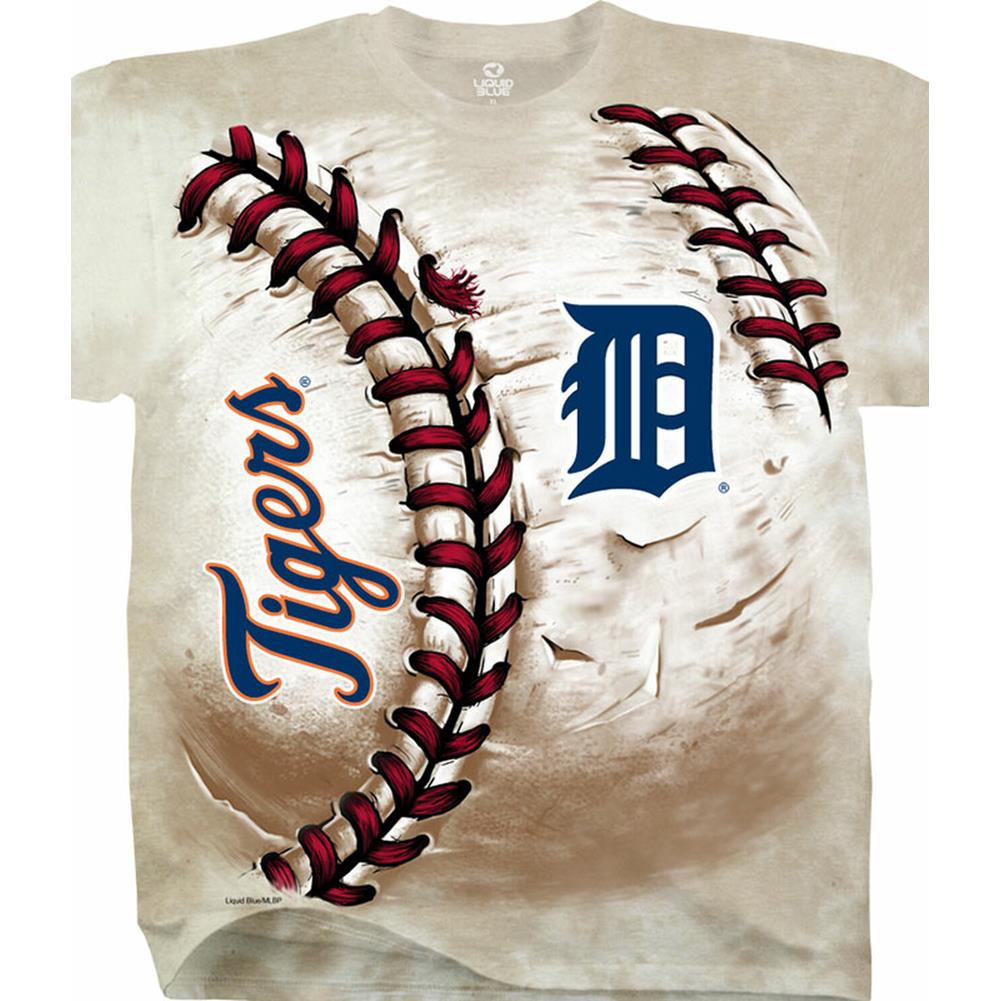 Detroit Tigers Hardball Tie-Dye T-Shirt – RockMerch