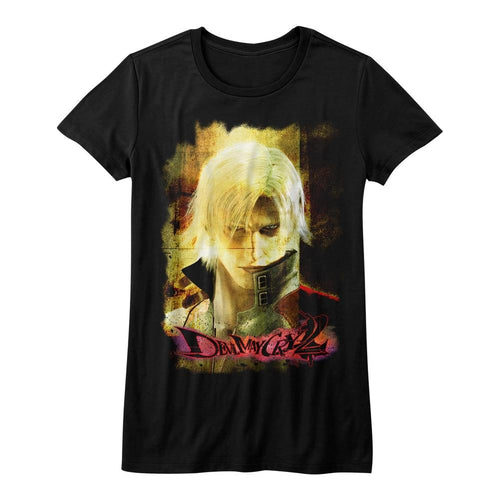 Devil May Cry Grunge Stare Juniors Short-Sleeve T-Shirt