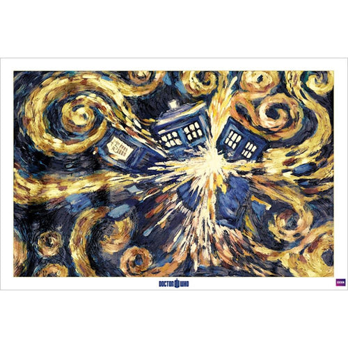 Doctor Who Exploding Tardis Poster - 36 In x 24 In