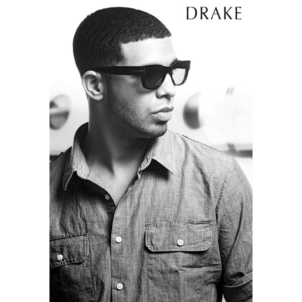 Drake Sunglasses Poster - 24 In x 36 In Posters & Prints – RockMerch