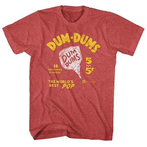 Dum Dums Special Order World'S Best Pop Adult S/S T-Shirt