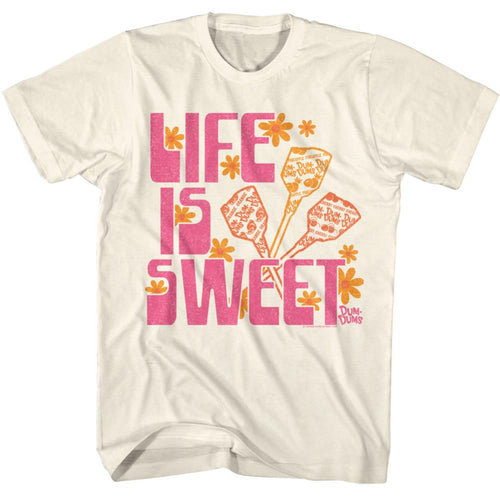 Dum Dums Life Is Sweet Adult Short-Sleeve T-Shirt