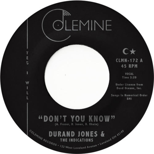 Durand Jones And The Indications - Don't You Know - 7-inch Vinyl