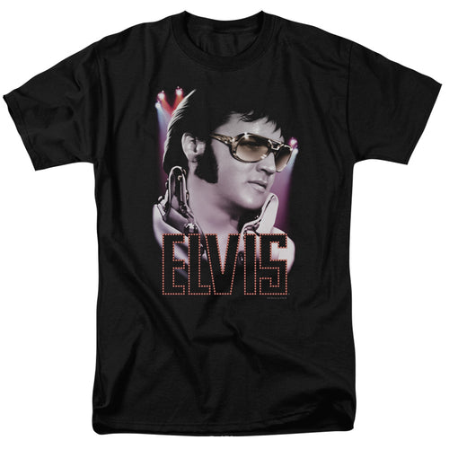 Elvis Presley 70's Star Men's 18/1 100% Cotton Short-Sleeve T-Shirt