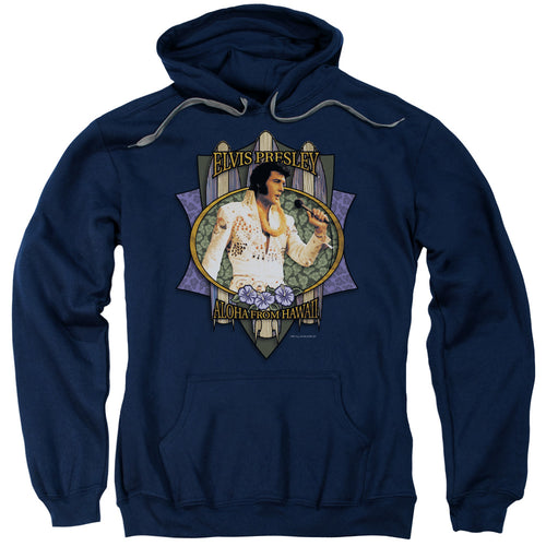 Elvis Presley Aloha From Hawaii Men's Pull-Over 75% Cotton 25% Poly Hoodie
