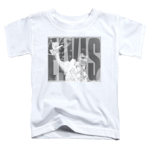 Elvis Presley Aloha Gray Toddler 18/1 100% Cotton Short-Sleeve T-Shirt