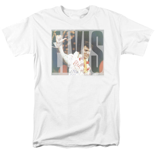 Elvis Presley Aloha Knockout Men's 18/1 100% Cotton Short-Sleeve T-Shirt