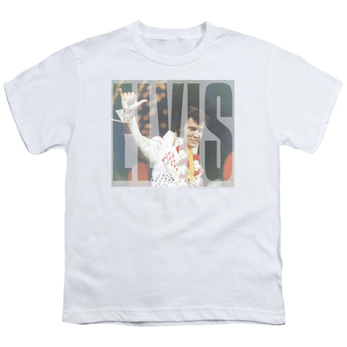 Elvis Presley Aloha Knockout Youth 18/1 100% Cotton Short-Sleeve T-Shirt