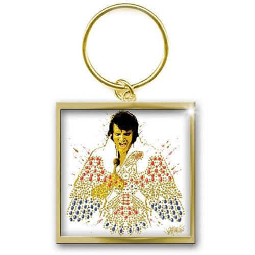 Elvis Presley American Eagle Keychain