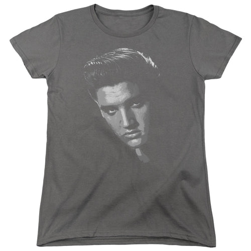 Elvis Presley American Idol Women's 18/1 100% Cotton Short-Sleeve T-Shirt