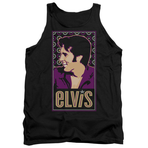 Elvis Presley Elvis Is Men's 18/1 100% Cotton Tank Top