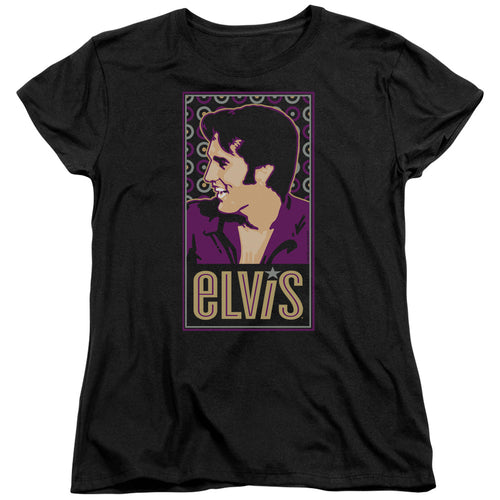 Elvis Presley Elvis Is Women's 18/1 100% Cotton Short-Sleeve T-Shirt