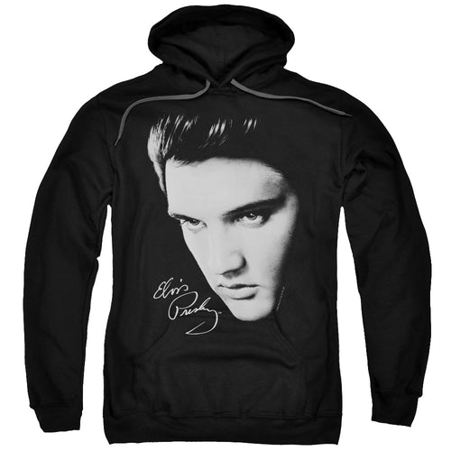 Elvis Presley Special Order Face Men's Pull-Over 75% Cotton 25% Poly Hoodie