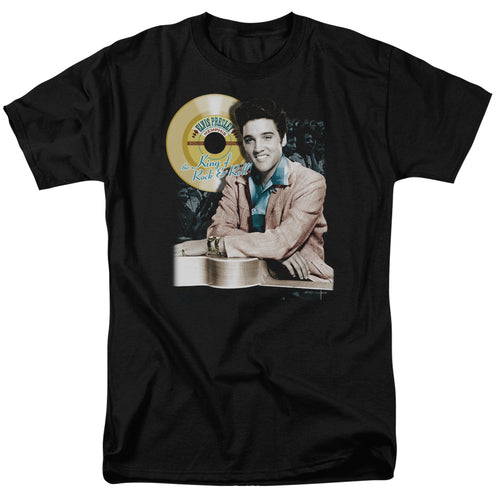 Elvis Presley Special Order Gold Record Men's 18/1 100% Cotton Short-Sleeve T-Shirt
