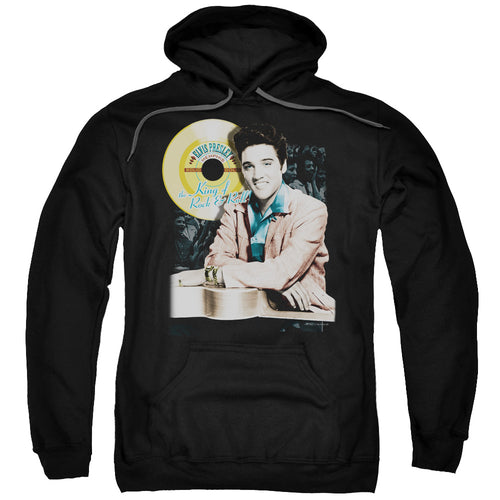 Elvis Presley Special Order Gold Record Men's Pull-Over 75% Cotton 25% Poly Hoodie