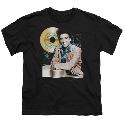Elvis Presley Special Order Gold Record Youth 18/1 100% Cotton Short-Sleeve T-Shirt