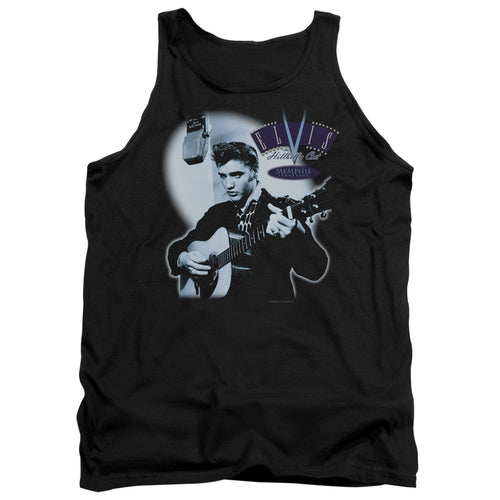 Elvis Presley Special Order Hillbilly Cat Men's 18/1 100% Cotton Tank Top