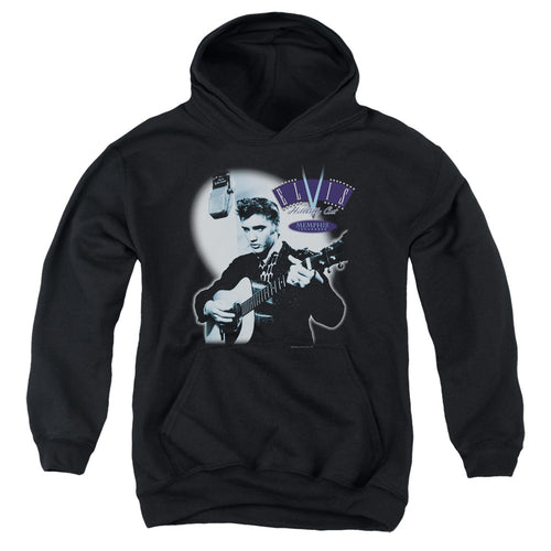 Elvis Presley Special Order Hillbilly Cat Youth 50% Cotton 50% Poly Pull-Over Hoodie