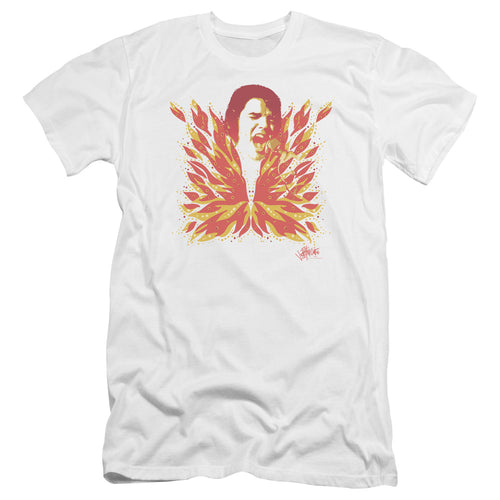 Elvis Presley His Latest Flame Men's Premium Ultra-Soft 30/1 100% Cotton Slim Fit T-Shirt - Eco-Friendly - Made In The USA