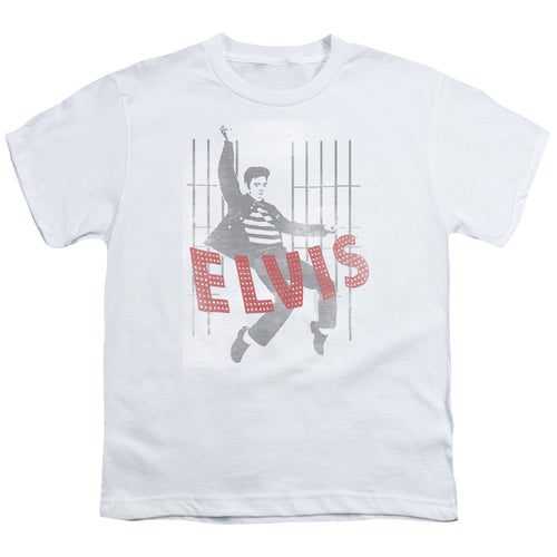 Elvis Presley Iconic Pose Youth 18/1 100% Cotton Short-Sleeve T-Shirt