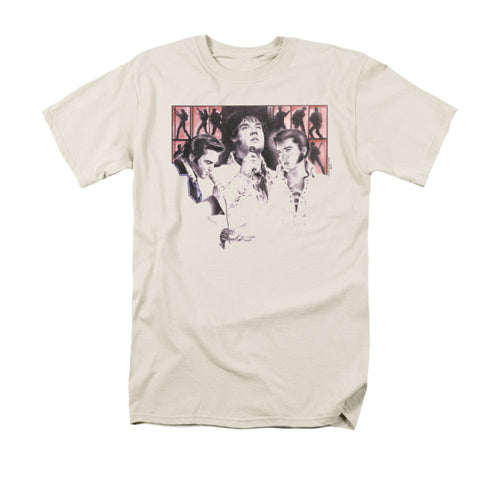 Elvis Presley In Concert Men's 18/1 100% Cotton Short-Sleeve T-Shirt