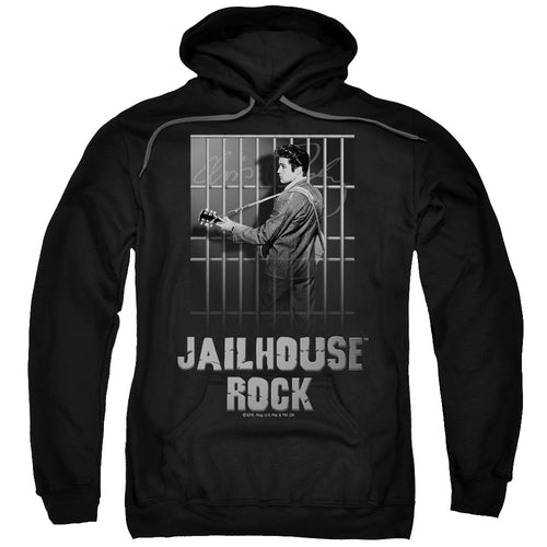 Elvis Presley Jailhouse Rock Men's Pull-Over 75% Cotton 25% Poly Hoodie