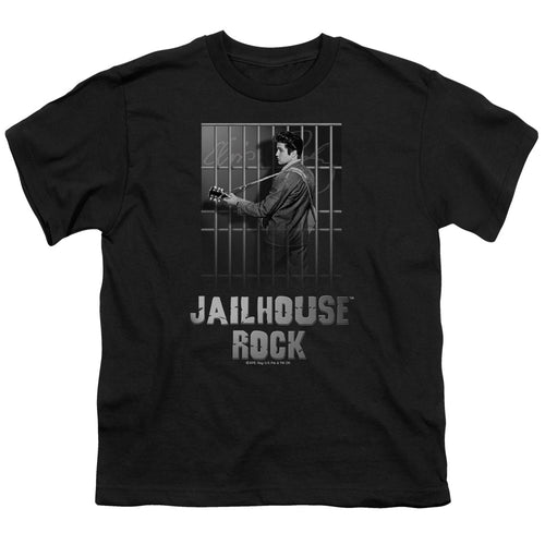Elvis Presley Jailhouse Rock Youth 18/1 100% Cotton Short-Sleeve T-Shirt