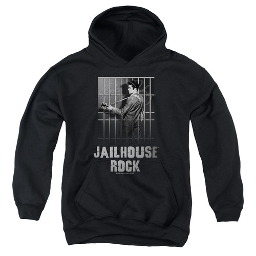 Elvis Presley Jailhouse Rock Youth 50% Cotton 50% Poly Pull-Over Hoodie