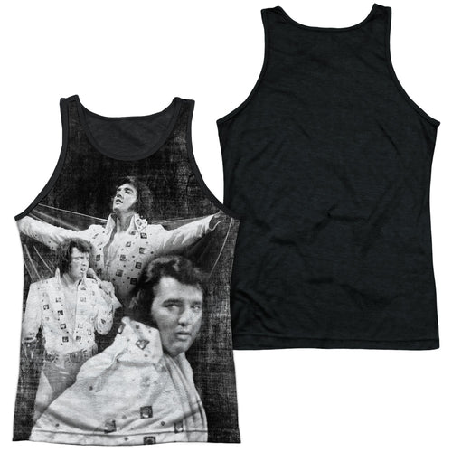 Elvis Presley Special Order Legendary Performance Men's Black Back 100% Polyester Regular Fit Tank Top