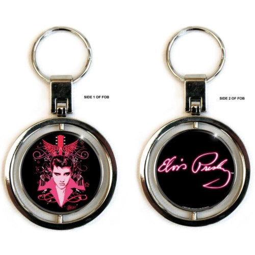Elvis Presley Let's Face It Keychain