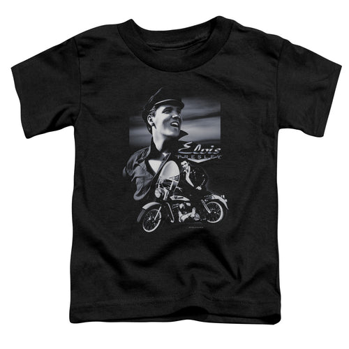 Elvis Presley Motorcycle Toddler 18/1 100% Cotton Short-Sleeve T-Shirt