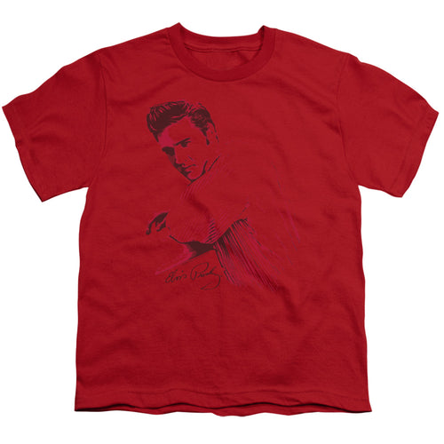 Elvis Presley On The Range Youth 18/1 100% Cotton Short-Sleeve T-Shirt