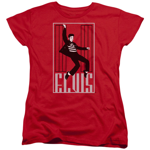 Elvis Presley Special Order One Jailhouse Women's 18/1 100% Cotton Short-Sleeve T-Shirt