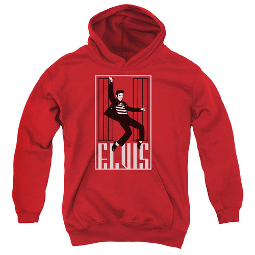 Elvis Presley Special Order One Jailhouse Youth 50% Cotton 50% Poly Pull-Over Hoodie