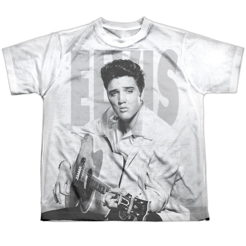 Elvis Presley Play Me A Song Youth Regular Fit 100% Polyester Short-Sleeve T-Shirt