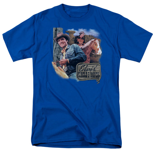 Elvis Presley Special Order Ranch Men's 18/1 100% Cotton Short-Sleeve T-Shirt