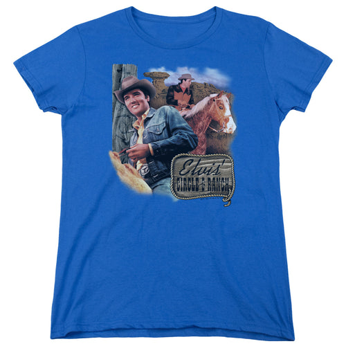 Elvis Presley Special Order Ranch Women's 18/1 100% Cotton Short-Sleeve T-Shirt