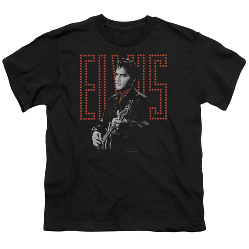 Elvis Presley Red Guitarman Youth 18/1 100% Cotton Short-Sleeve T-Shirt