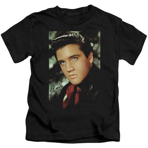 Elvis Presley Red Scarf Juvenile 18/1 100% Cotton Short-Sleeve T-Shirt