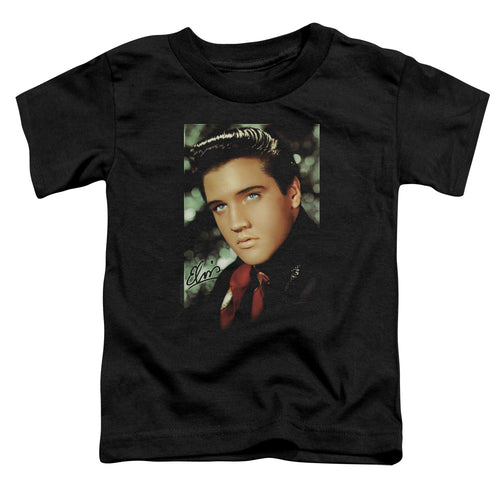 Elvis Presley Red Scarf Toddler 18/1 100% Cotton Short-Sleeve T-Shirt