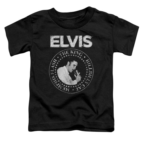 Elvis Presley Rock King Toddler 18/1 100% Cotton Short-Sleeve T-Shirt